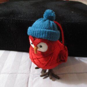 Vintage TARGET Yarn Bird Ornament